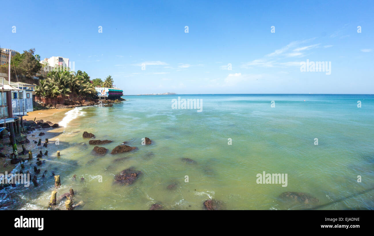 Ufer des Dakar Stockfoto