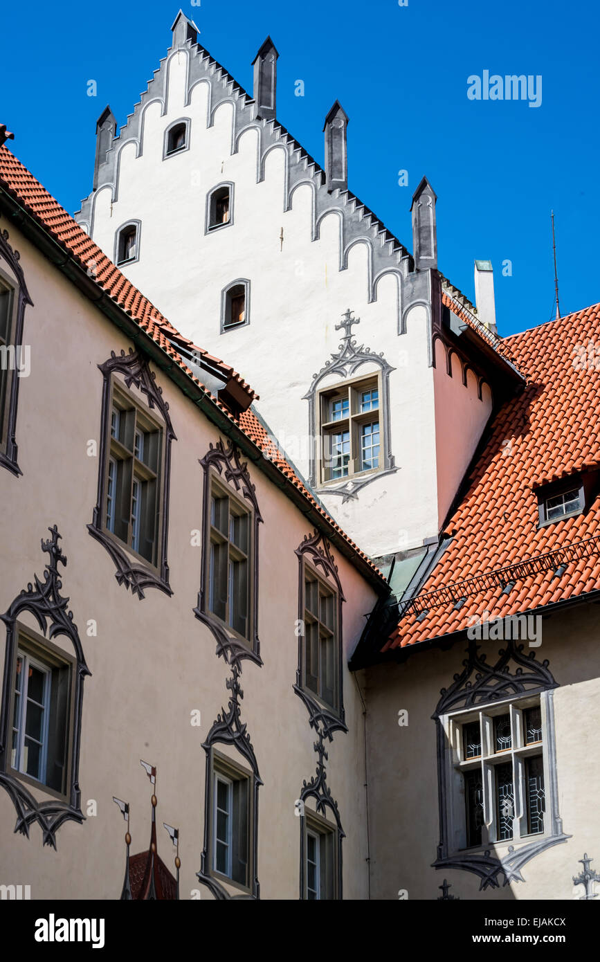 Hochschloss Füssen - Deutschland Stockfoto
