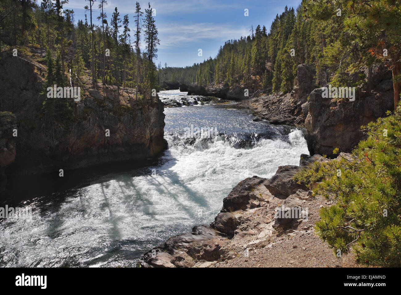 Schöne Wasserfälle Stockfoto