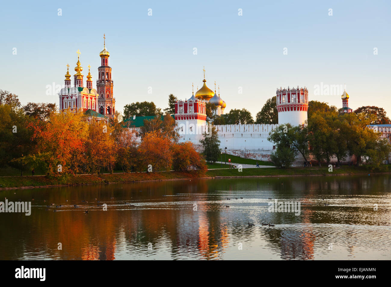 Novodevichiy Convent in Moskau, Russland Stockfoto
