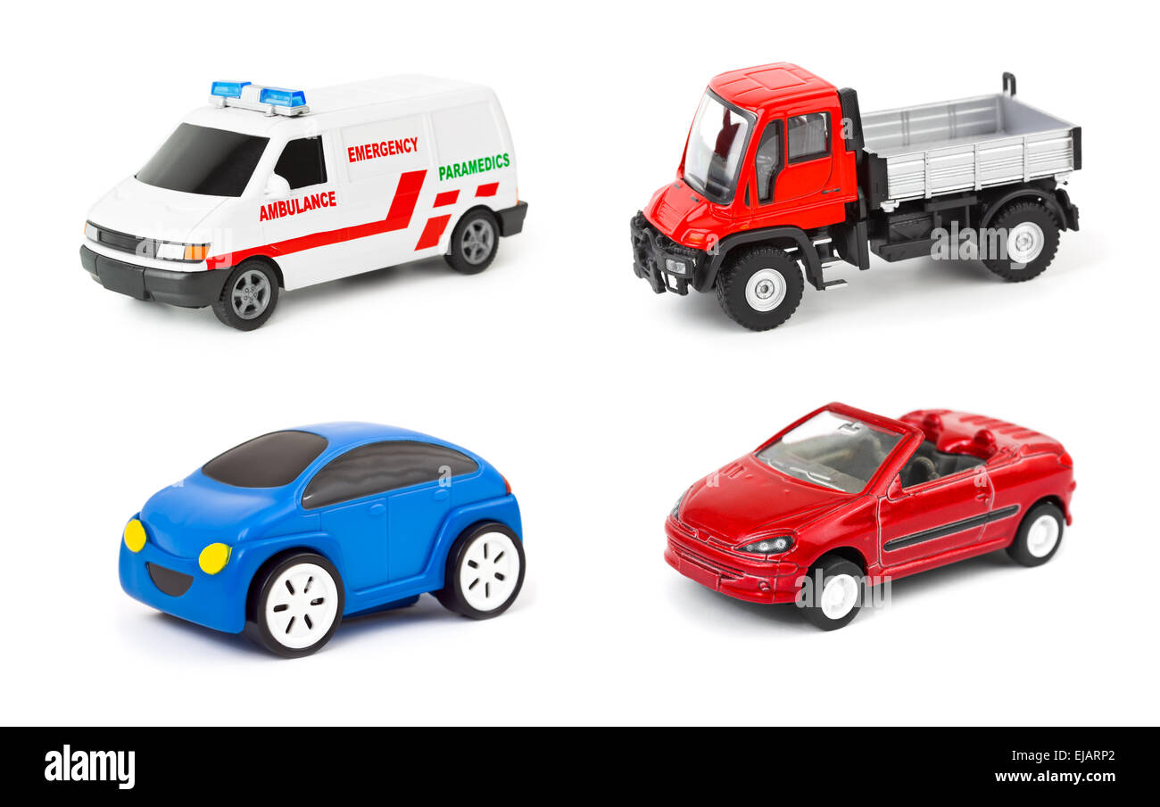 Satz von Autos Stockfoto