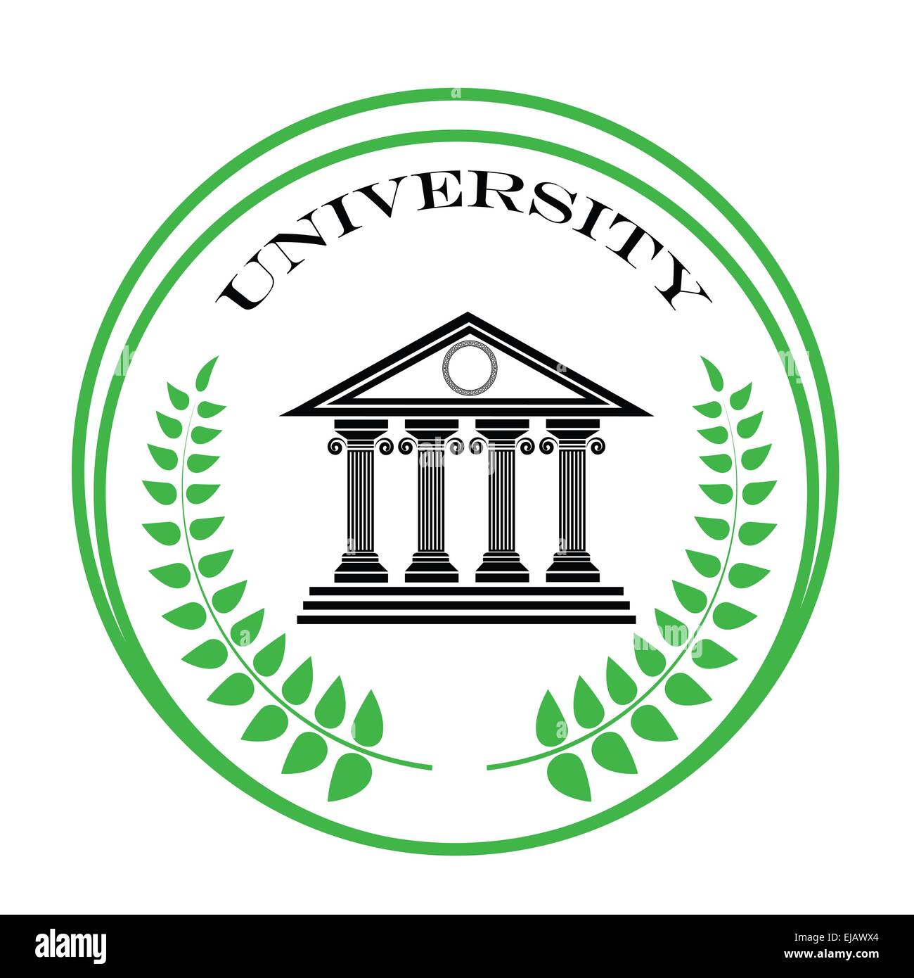 Universität-symbol Stockfoto