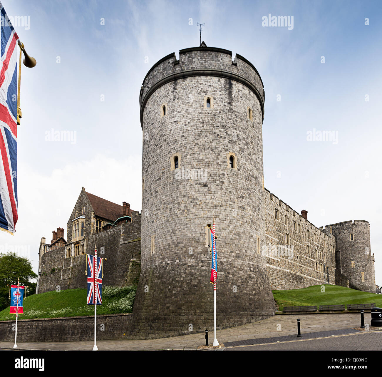 Windsor Castle Tourist England Vereinigtes Königreich Großbritannien Stockfoto