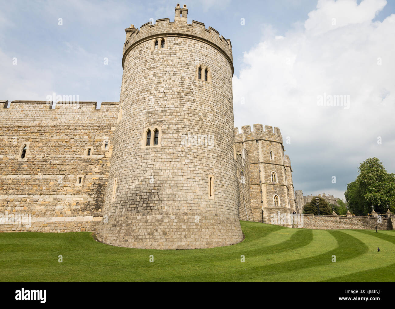 Windsor Castle Tourist England Vereinigtes Königreich Großbritannien Stockfoto