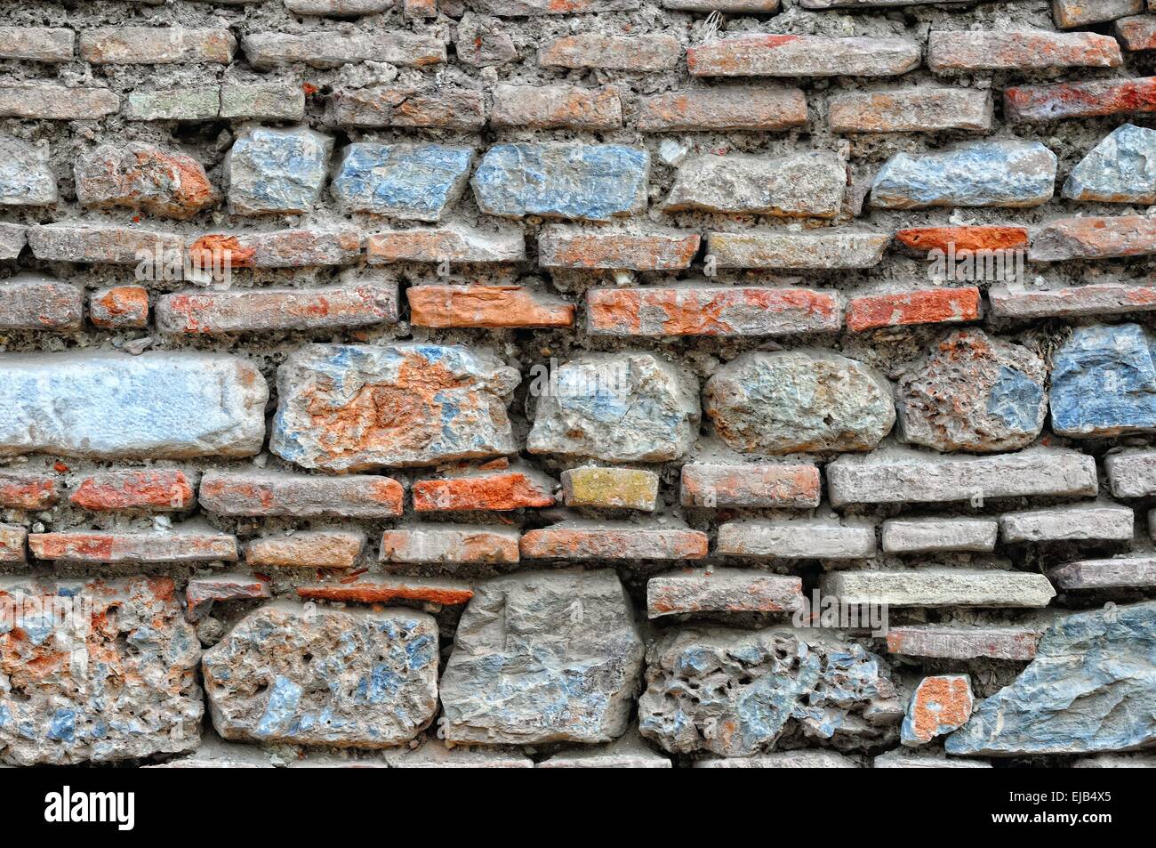 Alte Mauer Stockfoto
