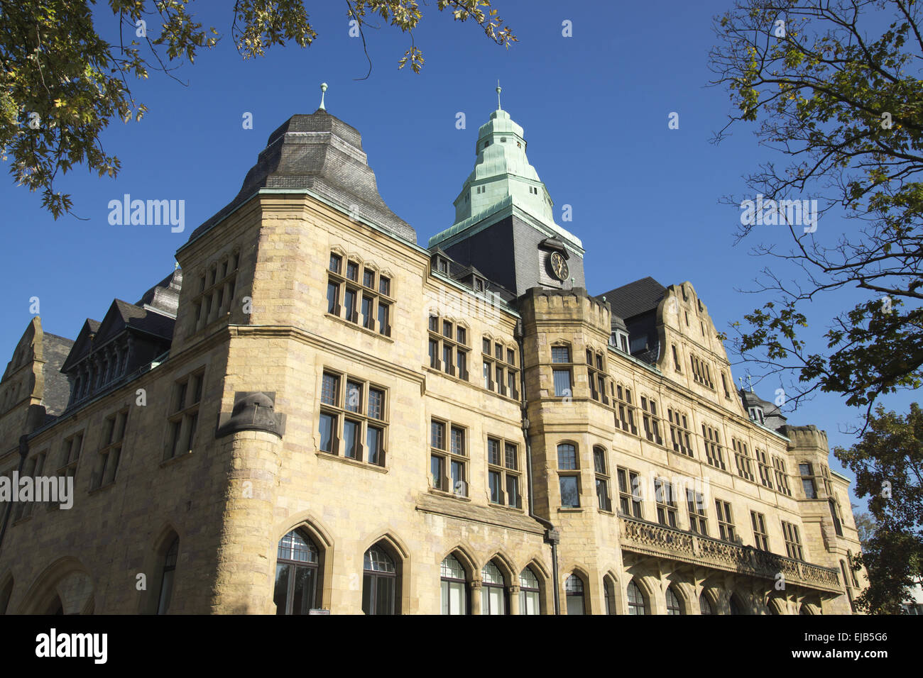 Town Hall Recklinghausen Germany Stockfotos & Town Hall Recklinghausen