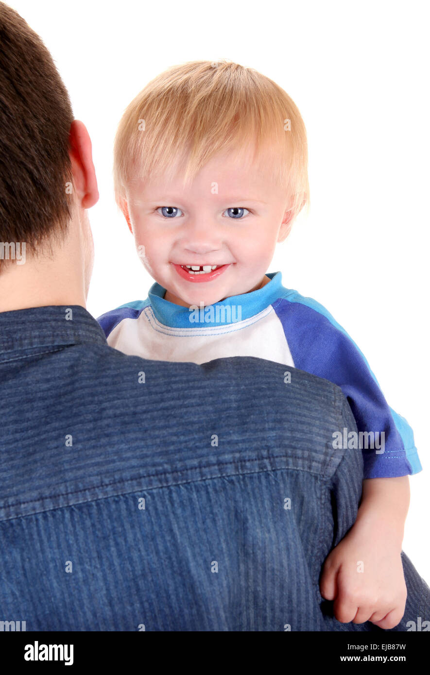 Happy Baby Boy Stockfoto