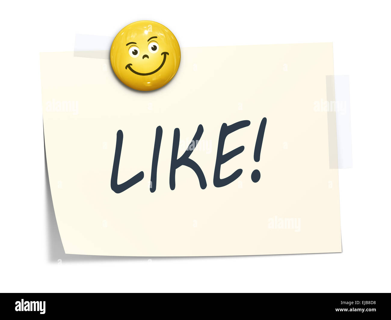 klebrigen Papier Stockfoto