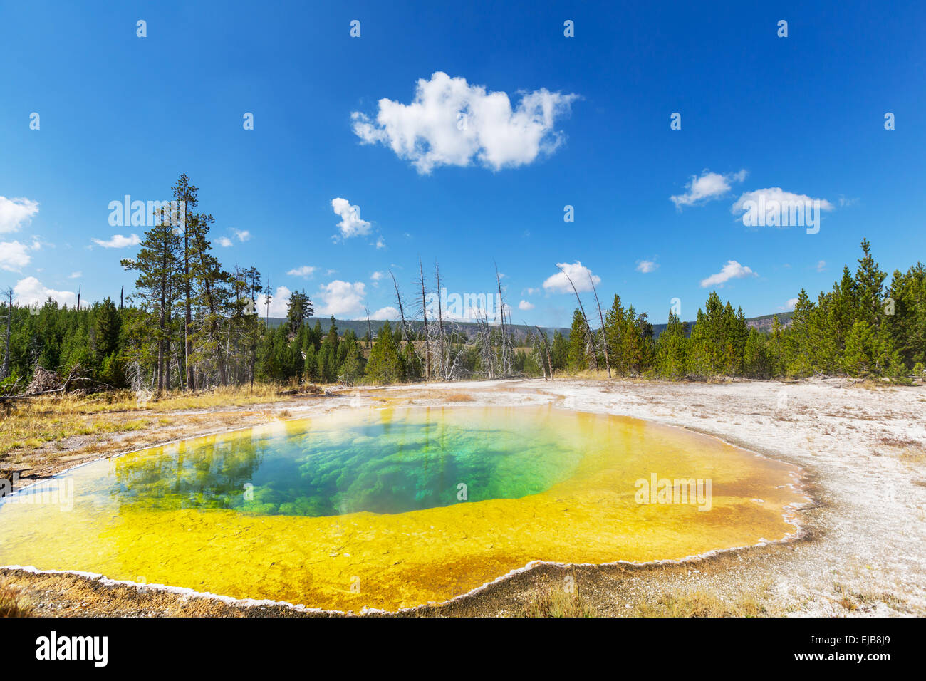 Morning Glory Pool Stockfoto