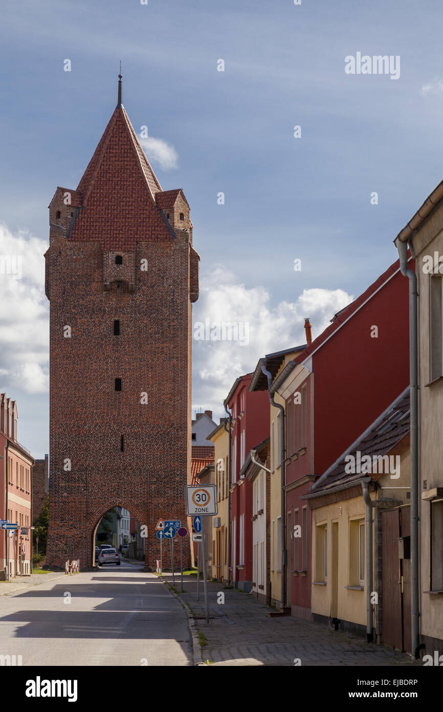 Dammtor in Barth Stockfoto