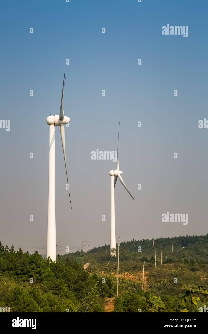 Windkraft Stockfoto