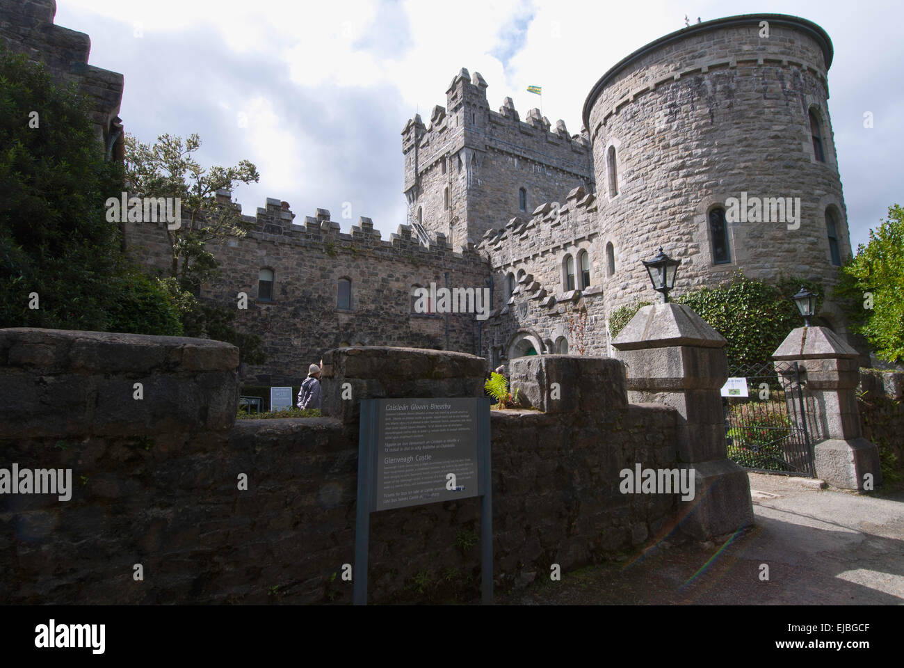 Glenveagh Castle, County Donegal, Irland Stockfoto