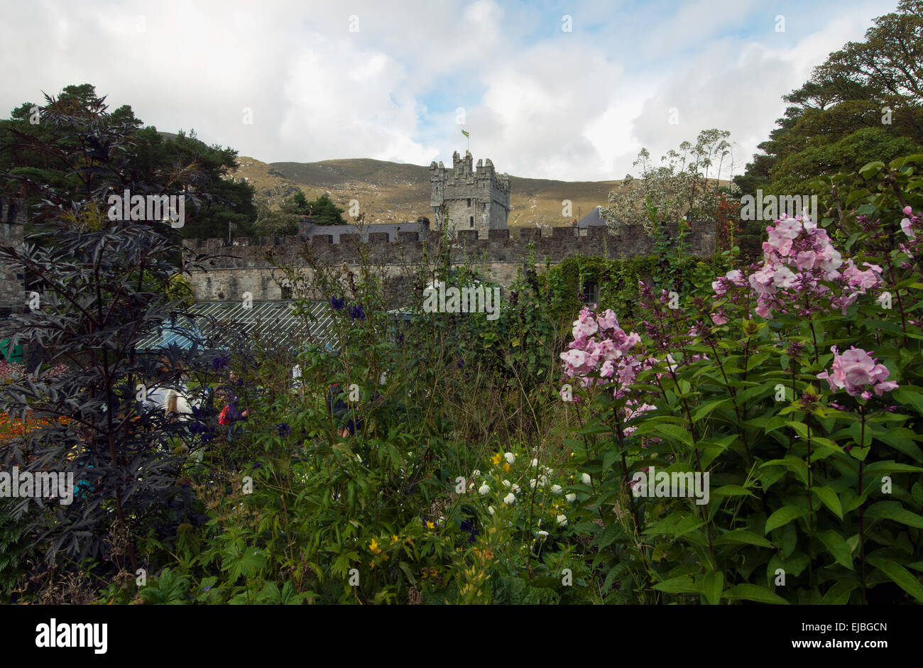Glenveagh Castle, County Donegal, Irland Stockfoto