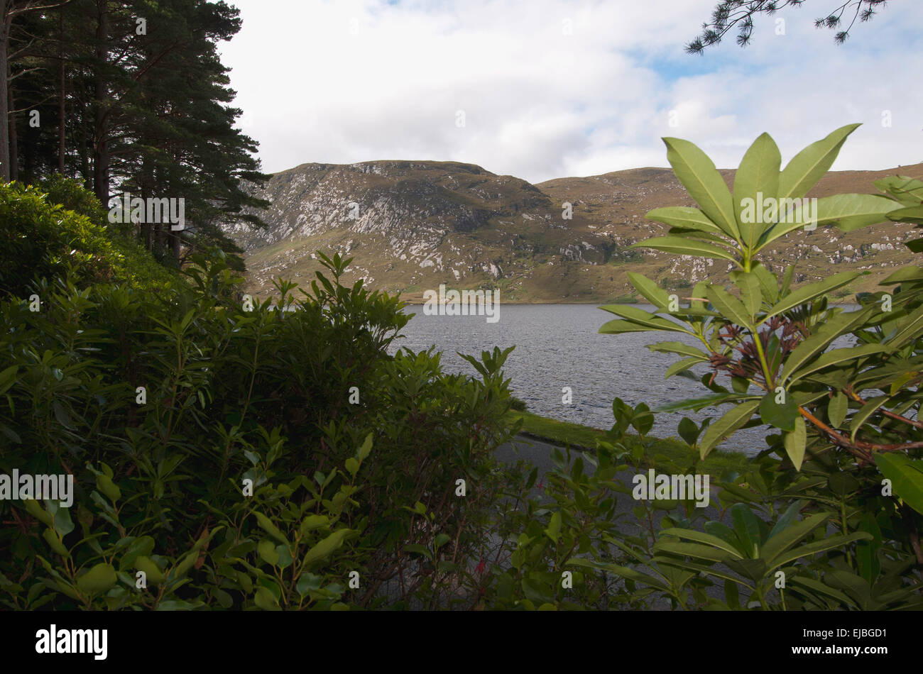 Eine Ansicht des Glenveagh National Park, County Donegal, Irland Stockfoto