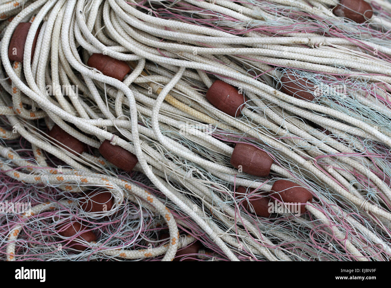 Fischernetz Stockfoto