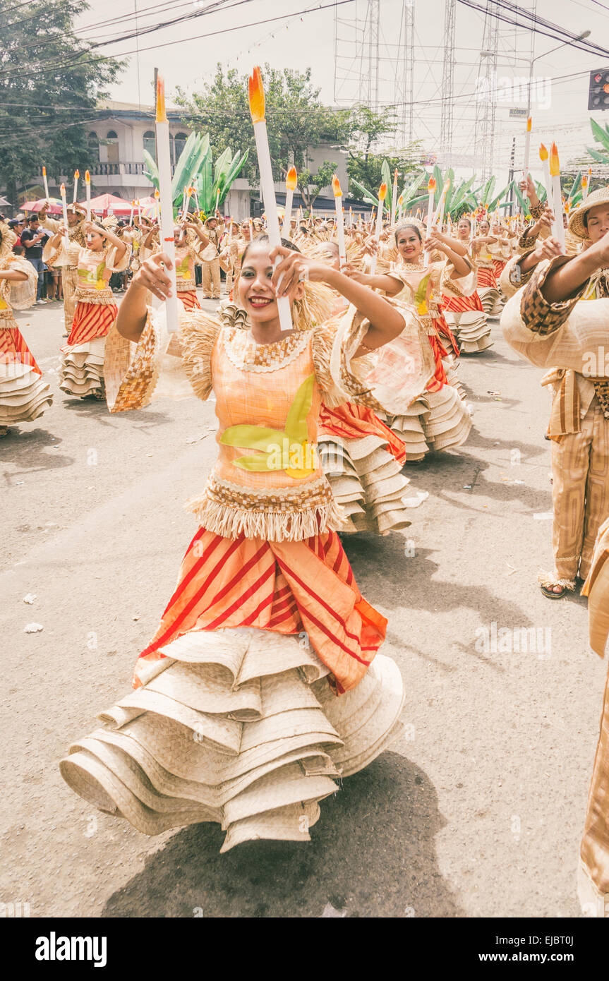 Sinulog Festival in cebu Stockfoto