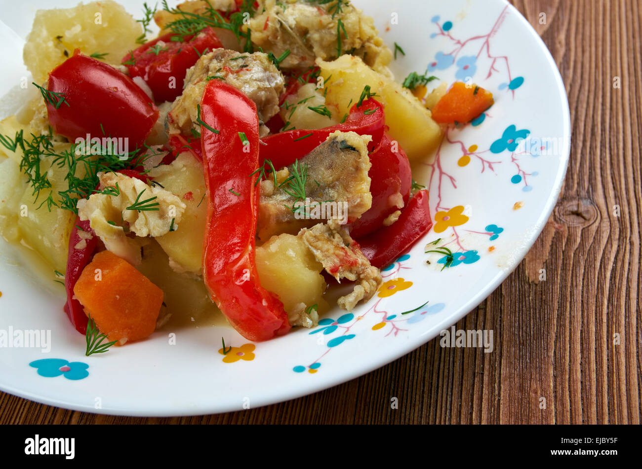 Portugal food caldeirada fish stew -Fotos und -Bildmaterial in hoher ...