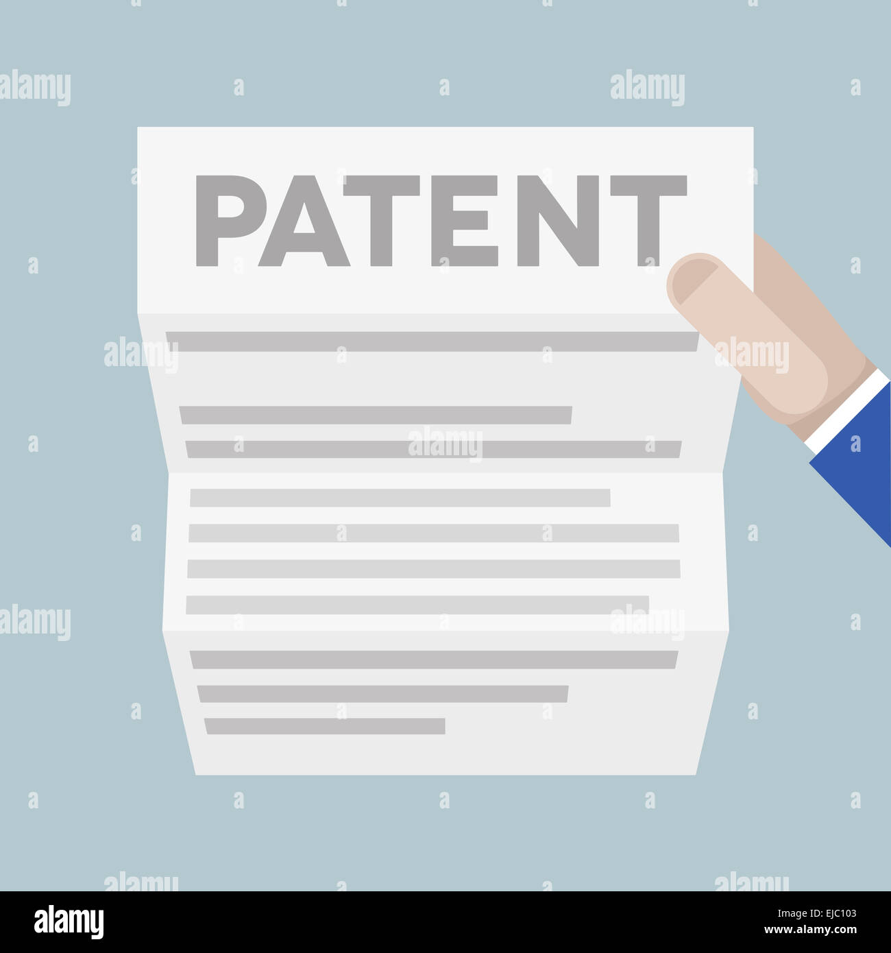 Blatt-Patent Stockfoto