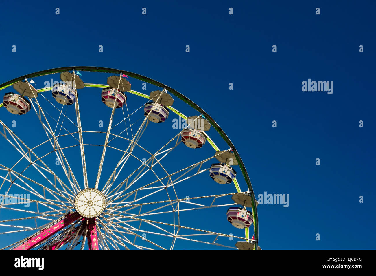 Riesenrad am Karneval Stockfoto