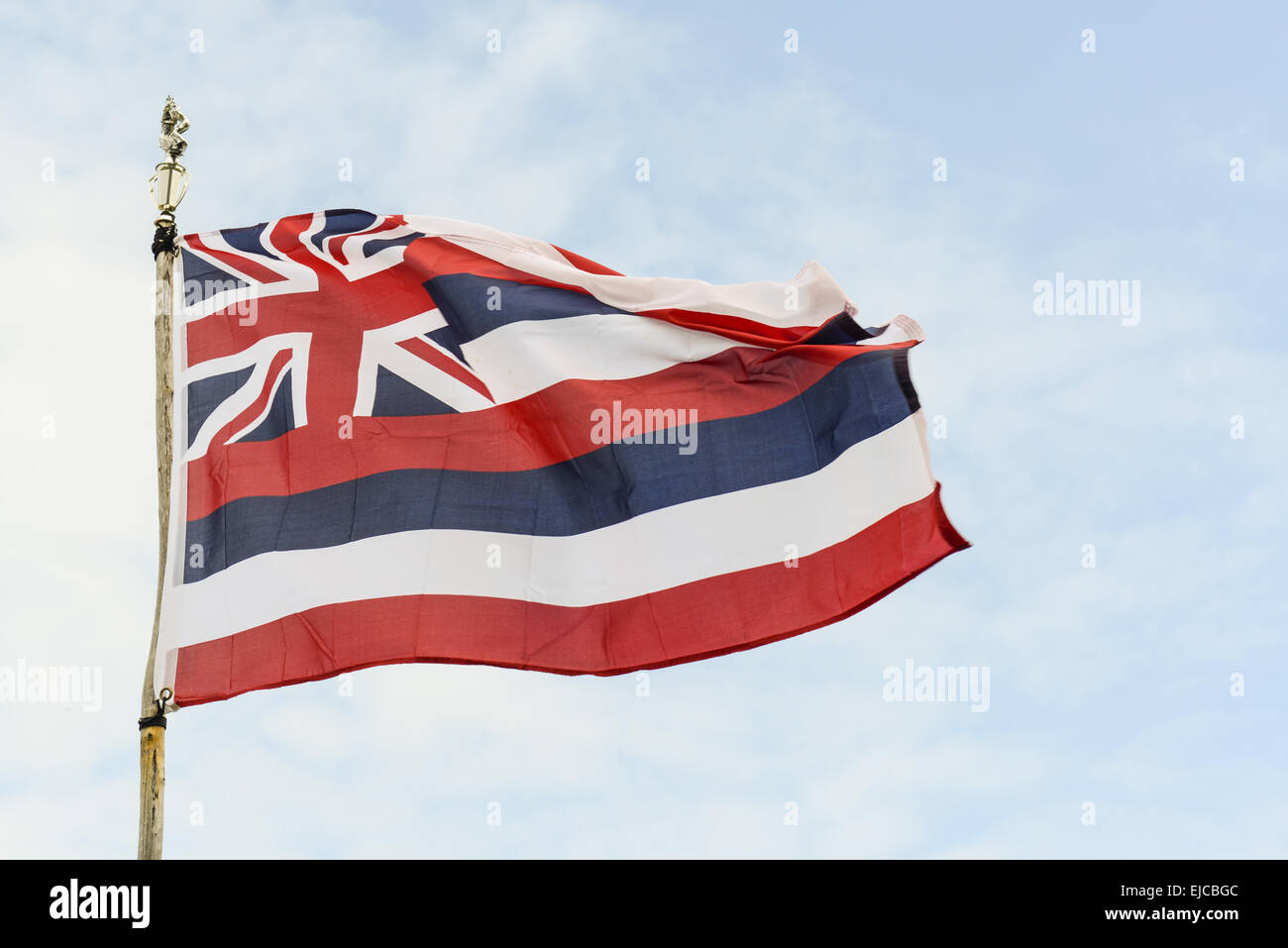 Hawaii State Flag Stockfoto