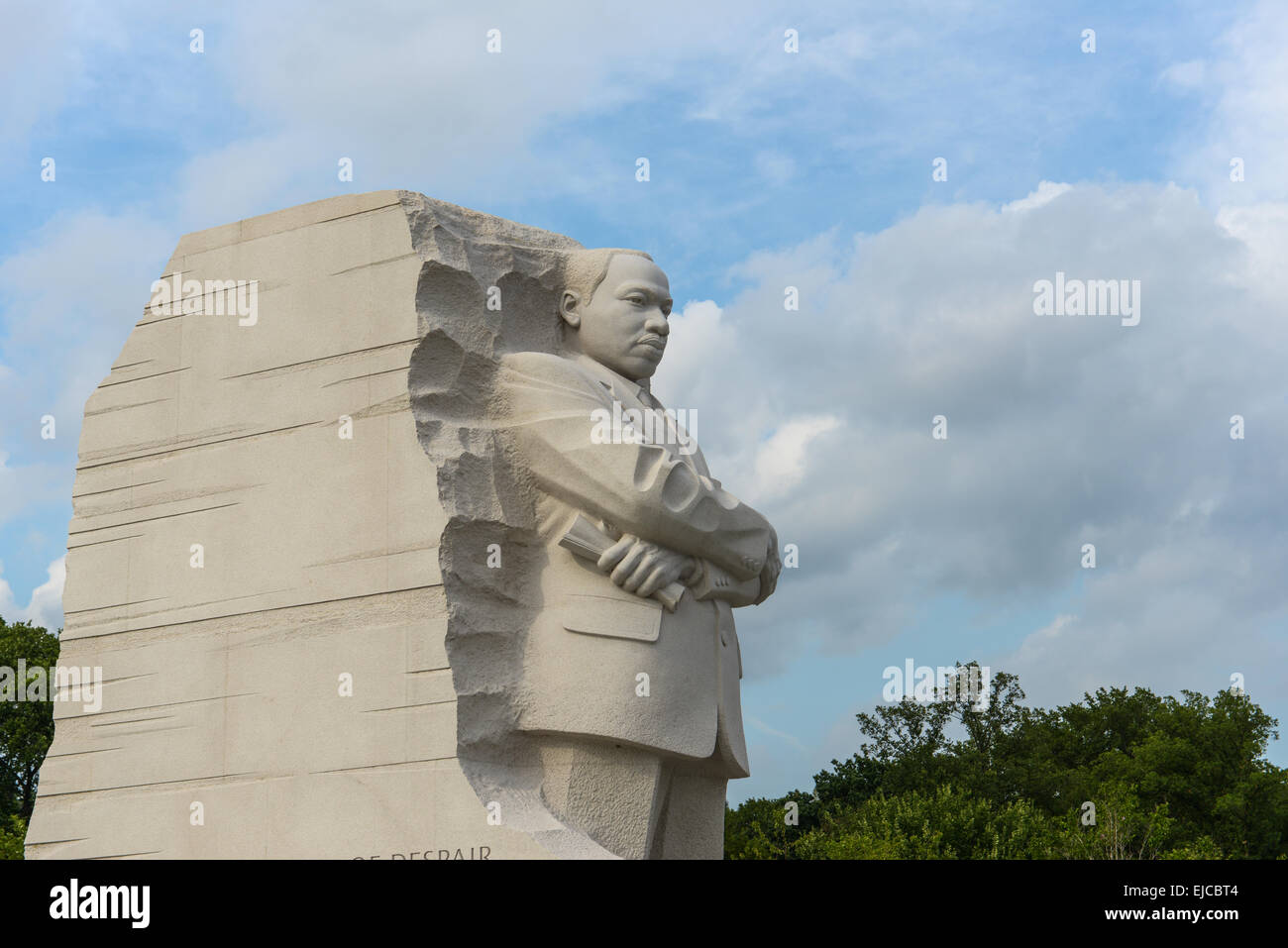 MLK-Statue Stockfoto