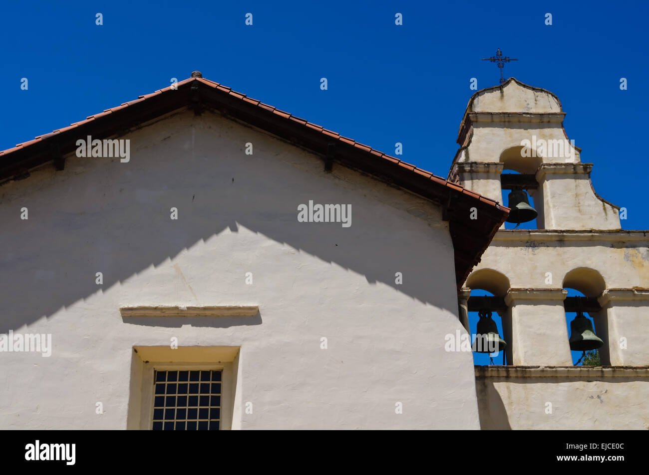 Kalifornien-Mission San Juan Batista Stockfoto