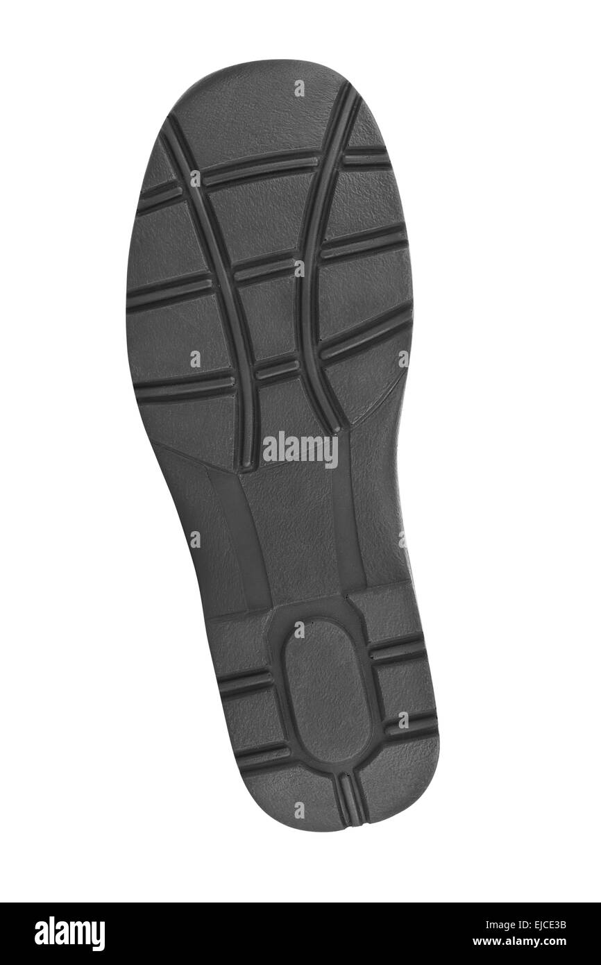 Unterseite der Schuhe Stockfoto