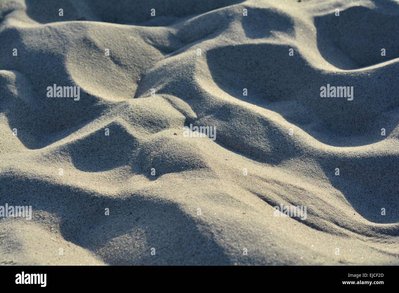 Sand am Strand Stockfoto