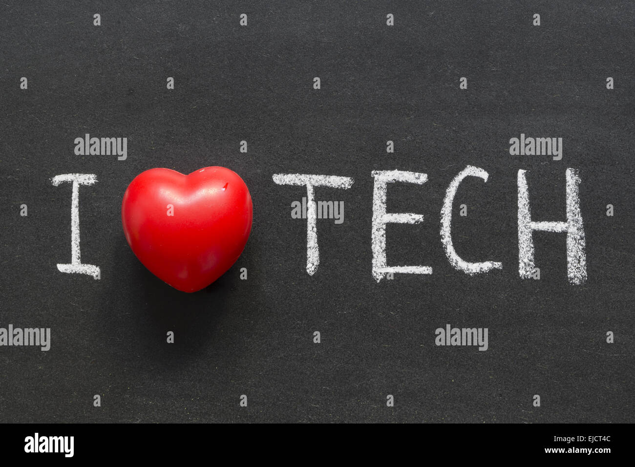 Liebe-tech Stockfoto