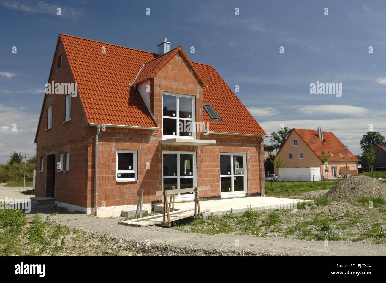 Bau des neuen Hauses in Deutschland Stockfoto