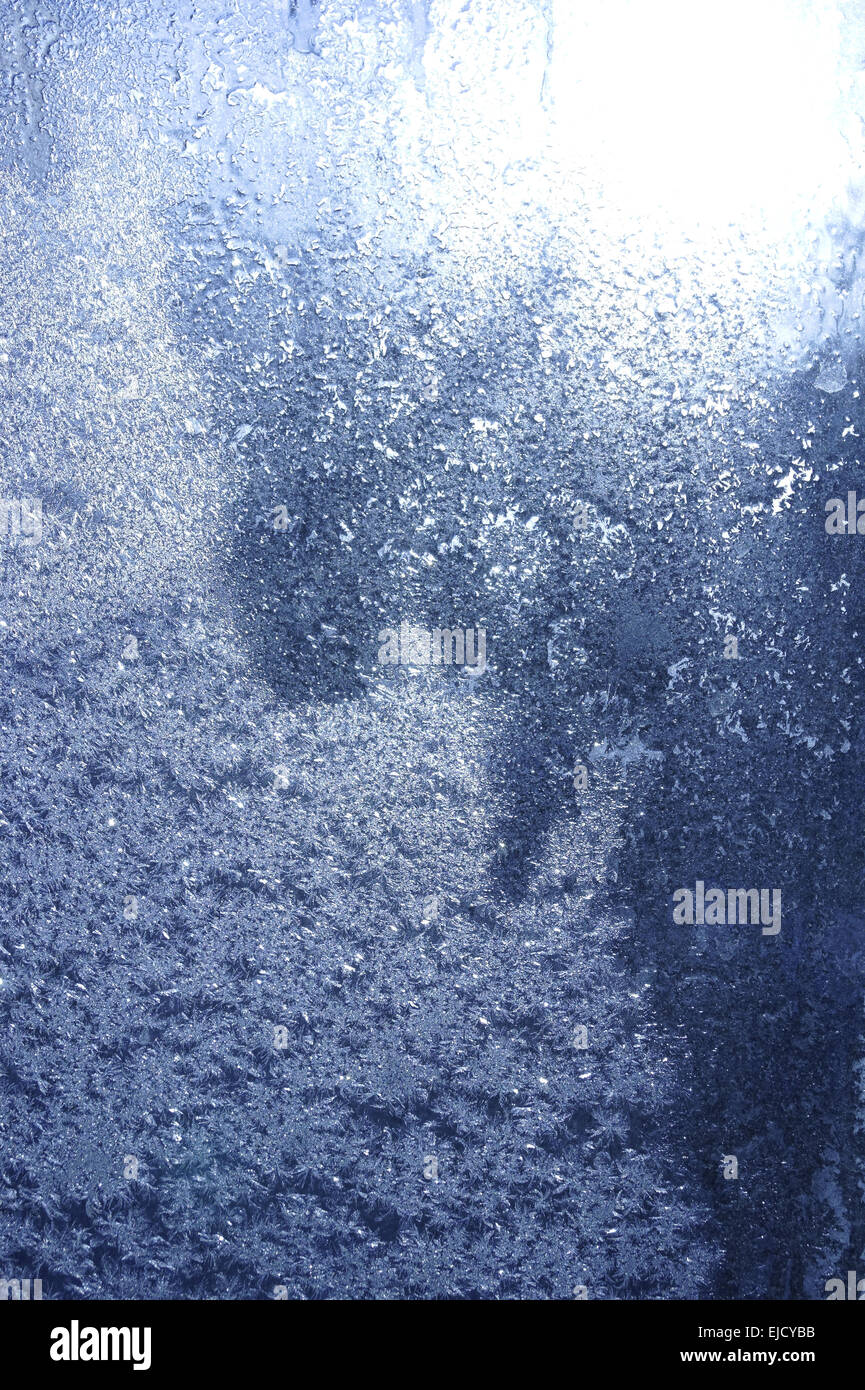 Schneeflocken Schmelzen - abstrakten Hintergrund Stockfoto