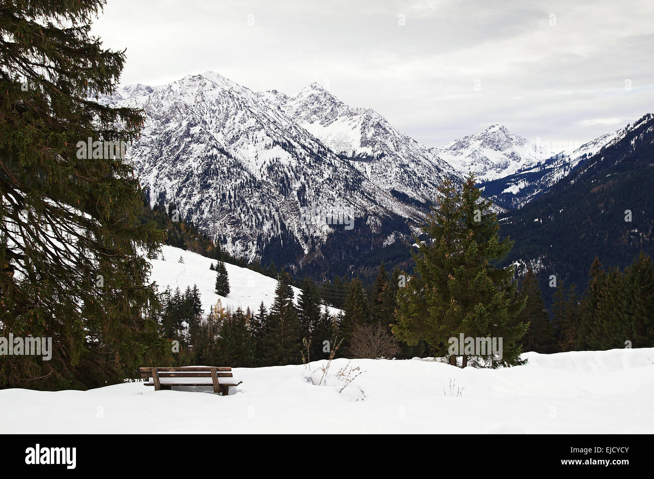 Allgäuer Alpen Bayern Deutschland Stockfoto