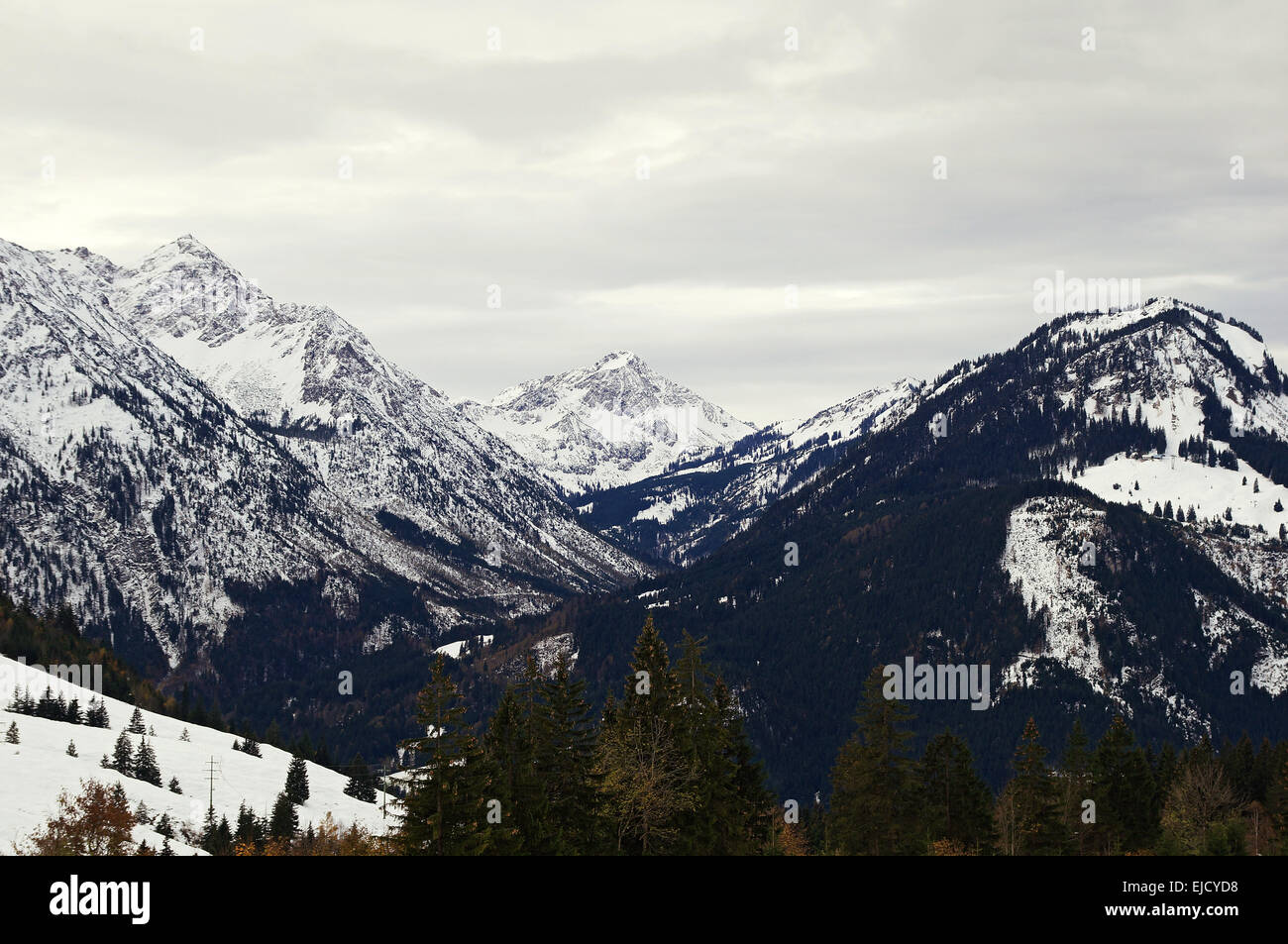 Allgäuer Alpen Bayern Deutschland Stockfoto