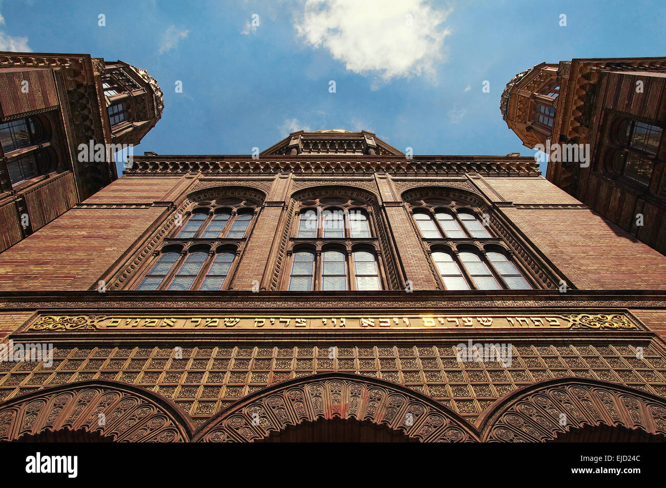 Synagoge Oranienburger Straße Berlin Deutschland Stockfoto