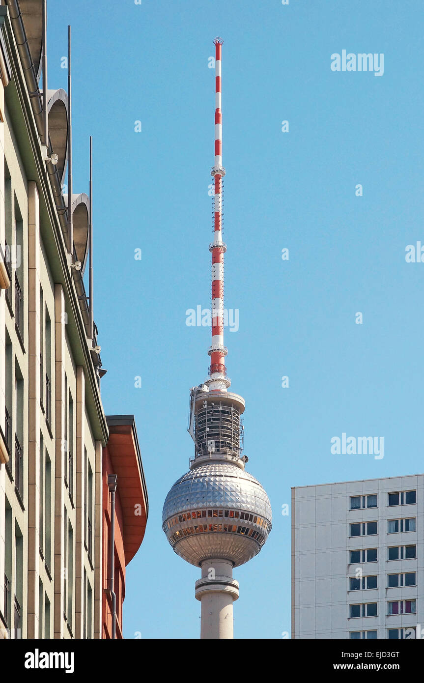 TV-Tower Berlin Deutschland Stockfoto