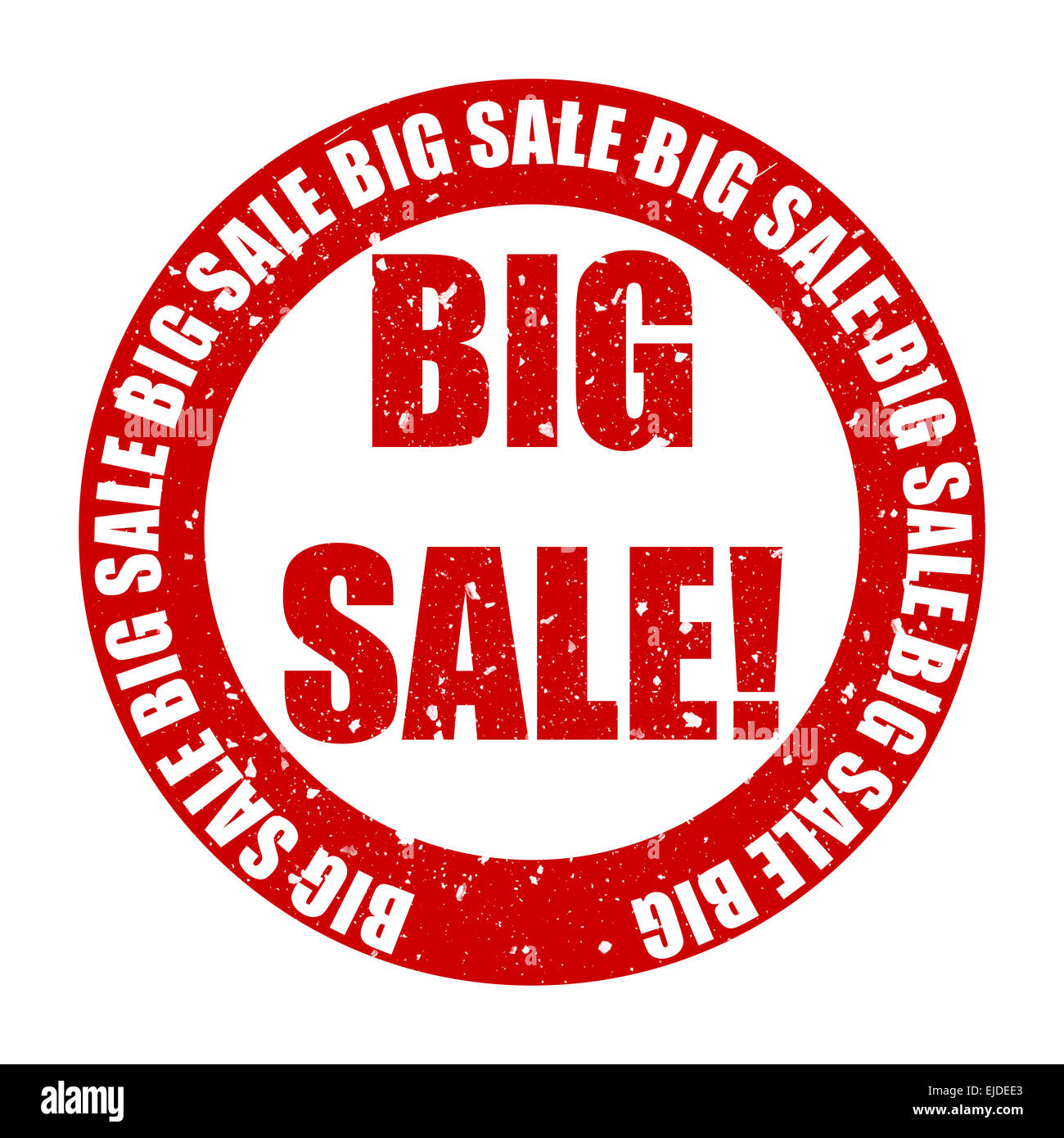Alter Stempel Text Spruch Text Big Sale Stockfoto