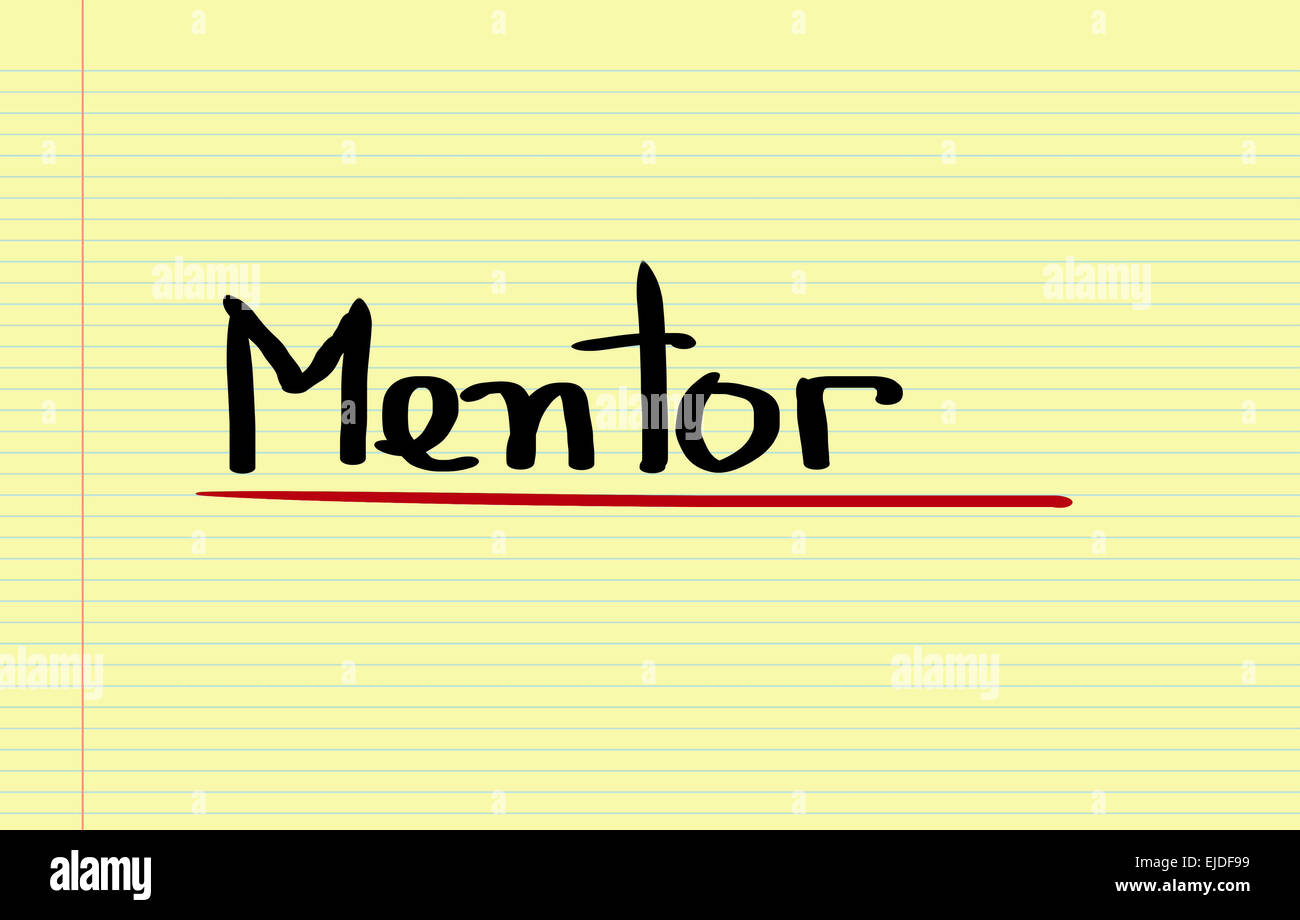 Mentor-Konzept Stockfoto