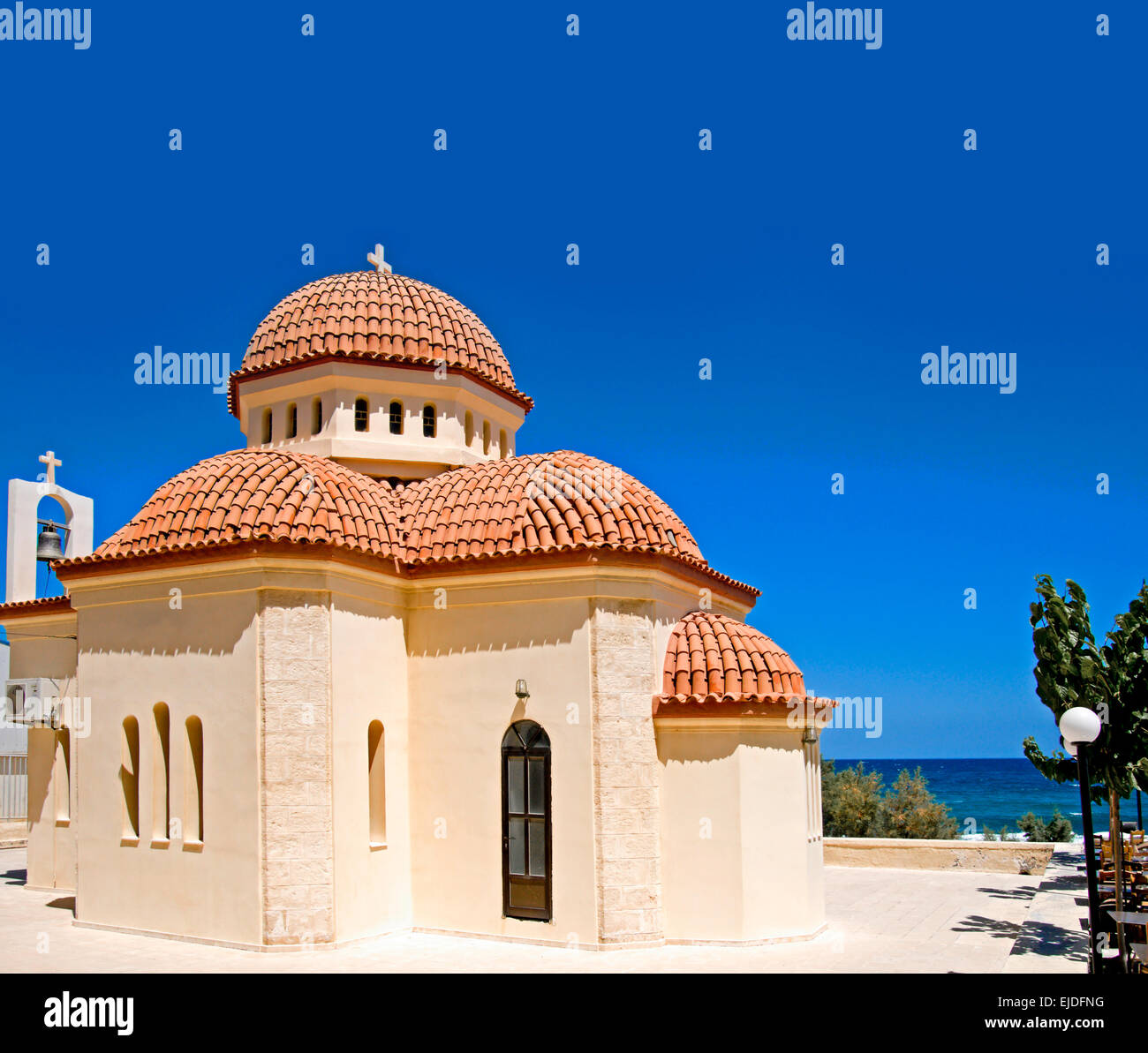 Rethymnon, Kreta, Griechenland. Griechische orthodoxe Kirche von Agios