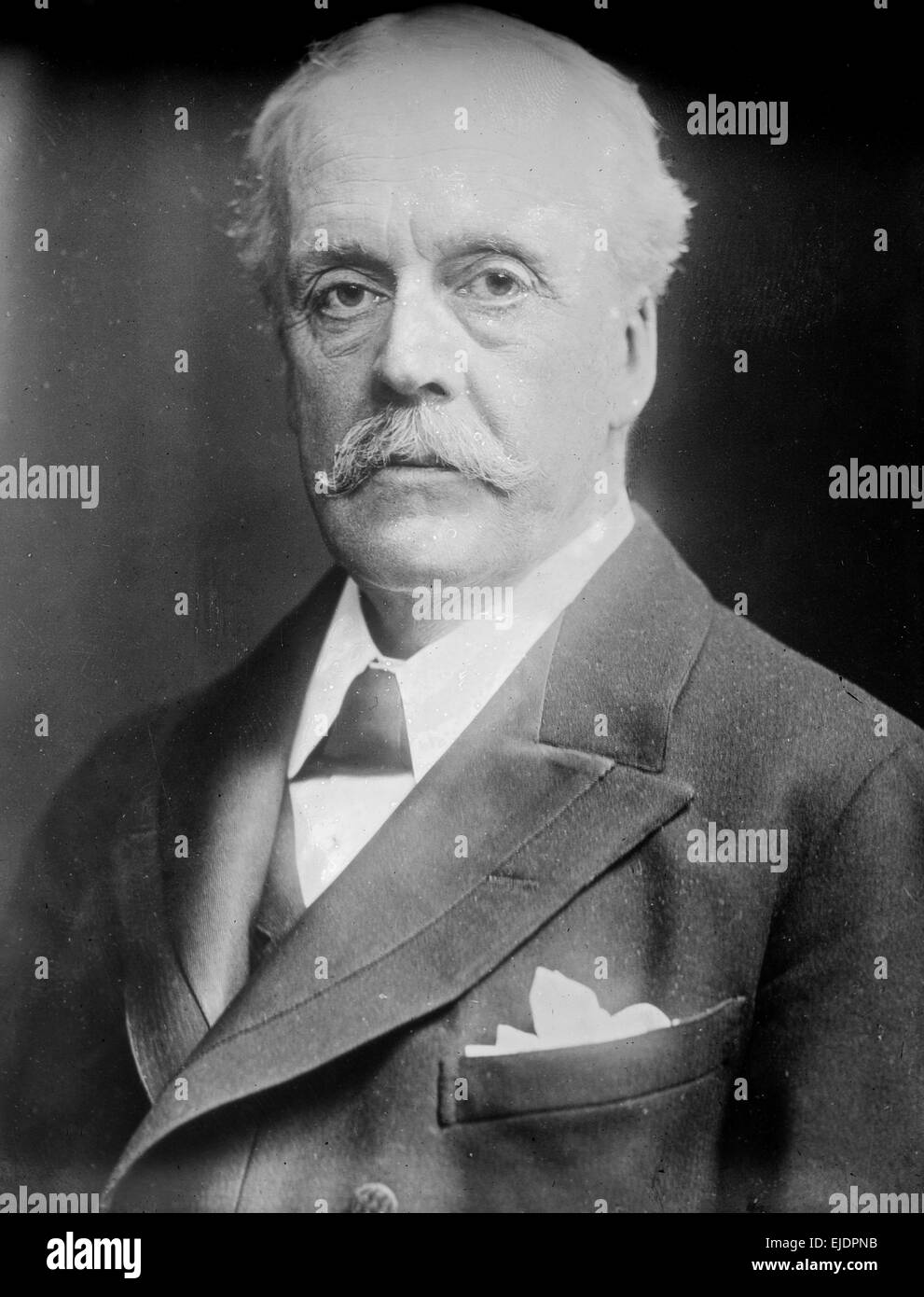Arthur James Balfour, a.j. Balfour, 1. Earl of Balfour KG OM PC DL (25. Juli 1848 – 19. März 1930) britischer konservativer Politiker, Premierminister des Vereinigten Königreichs von Juli 1902 bis Dezember 1905 war. Stockfoto