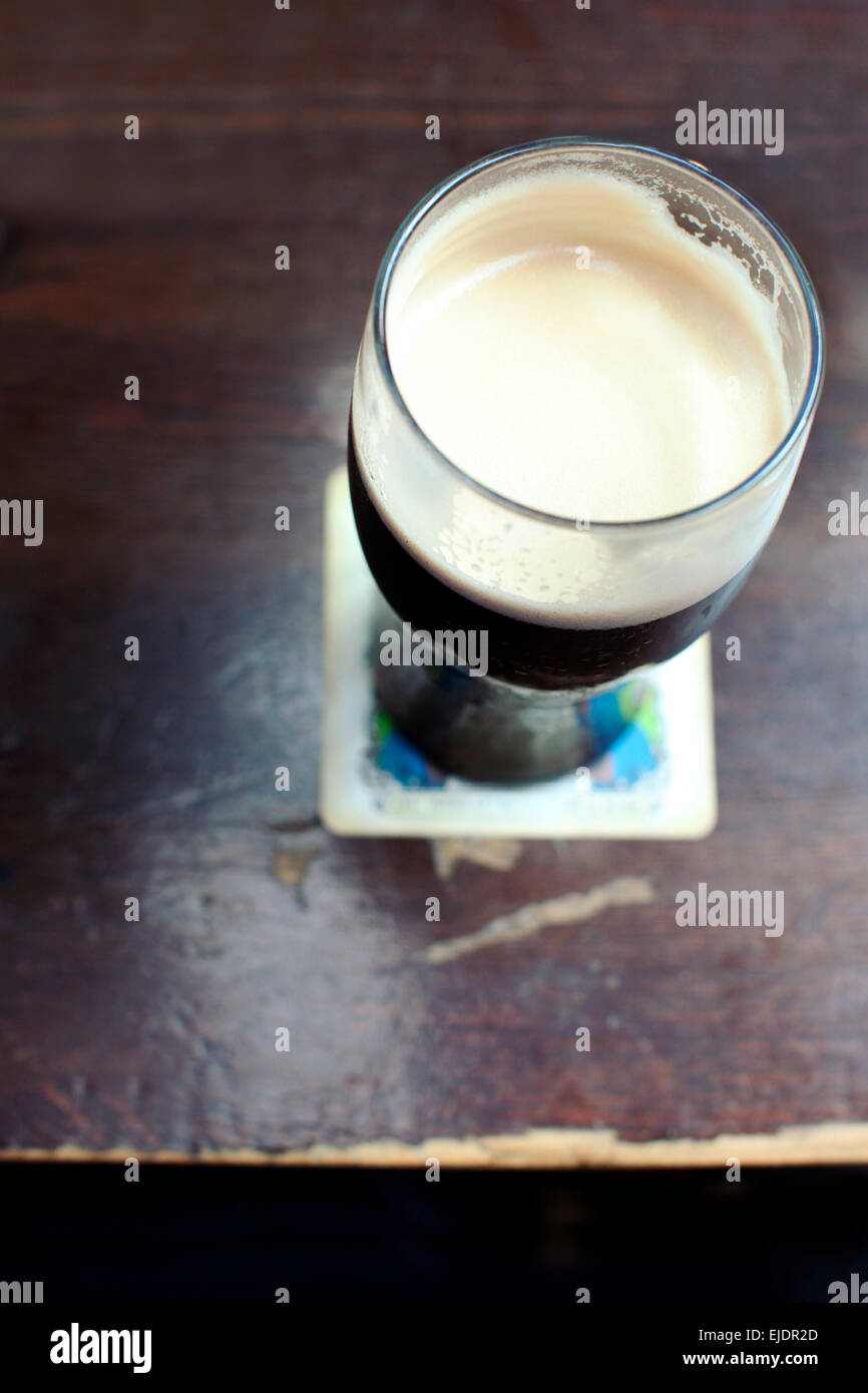 In einem Pub in Dublin, Irland. Stockfoto