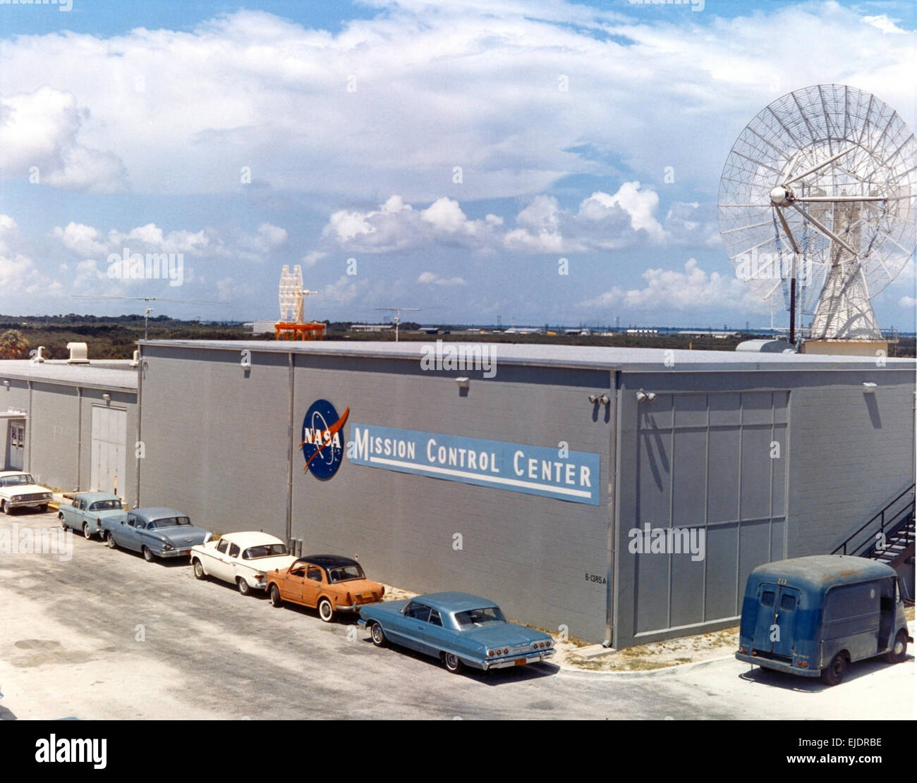 Mission Control Center für Project Gemini. Stockfoto