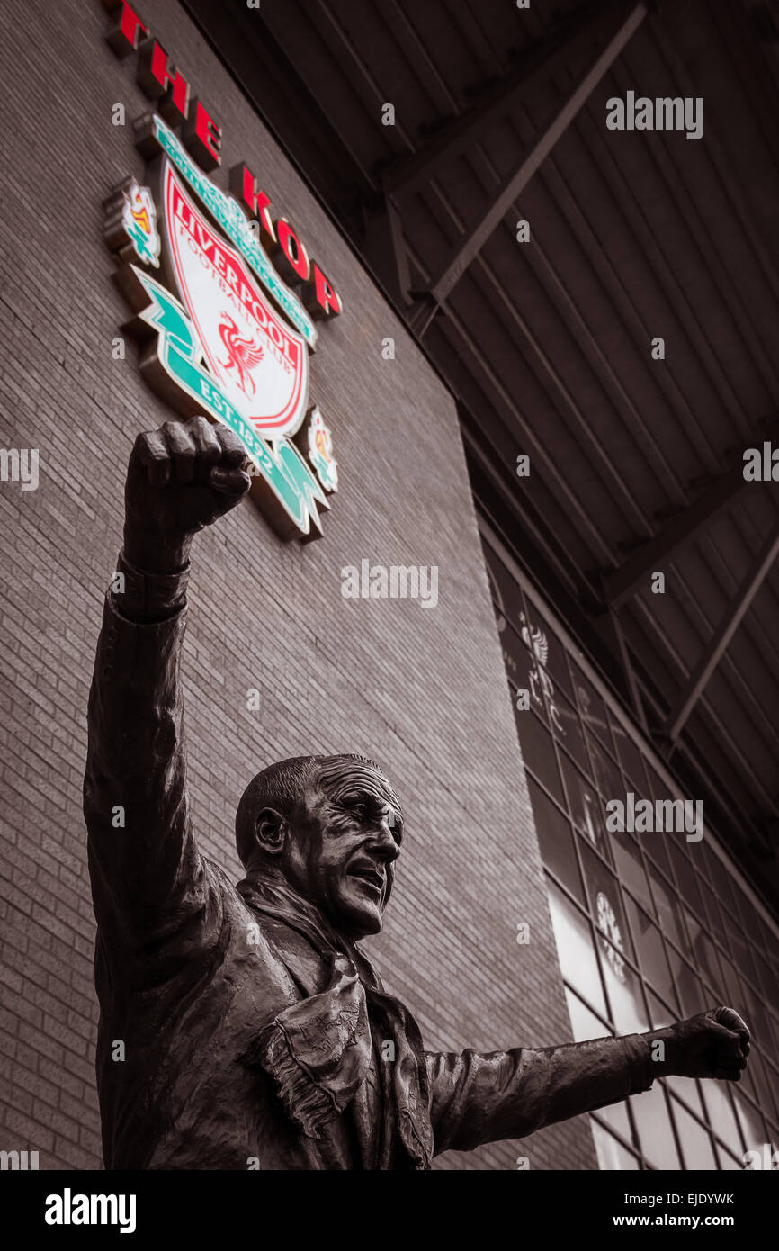 Statue von Shankly. Stockfoto