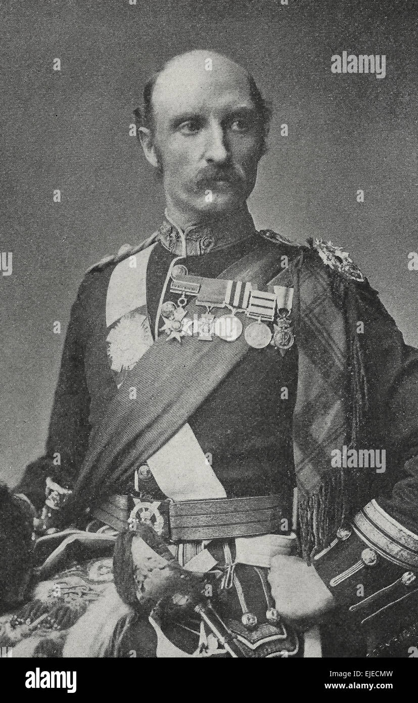 Leutnant General Sir George White - britischer General im Zweiten Burenkrieg Stockfoto