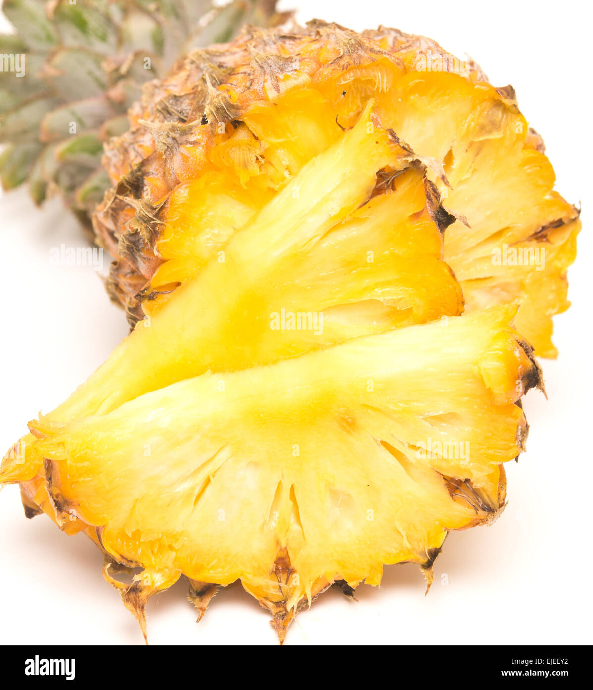 Nahaufnahme von reife Ananas Stockfoto