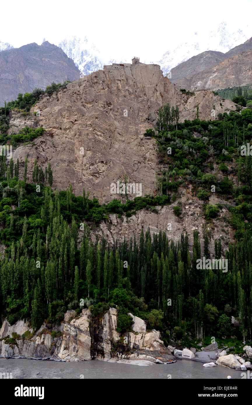 Altit Fort, Hunza-Tal, Himalaya, Pakistan Stockfoto