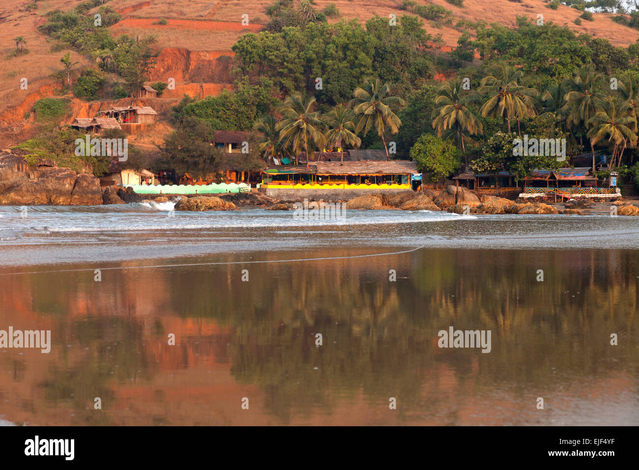 Kudle Beach in der Nähe von Gokarna, Karnataka, Indien, Asien Stockfoto