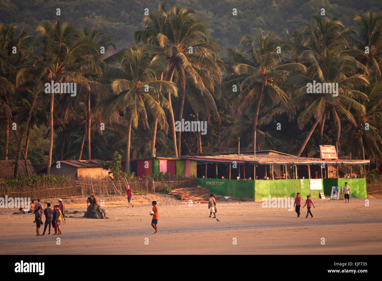 Kudle Beach in der Nähe von Gokarna, Karnataka, Indien, Asien Stockfoto