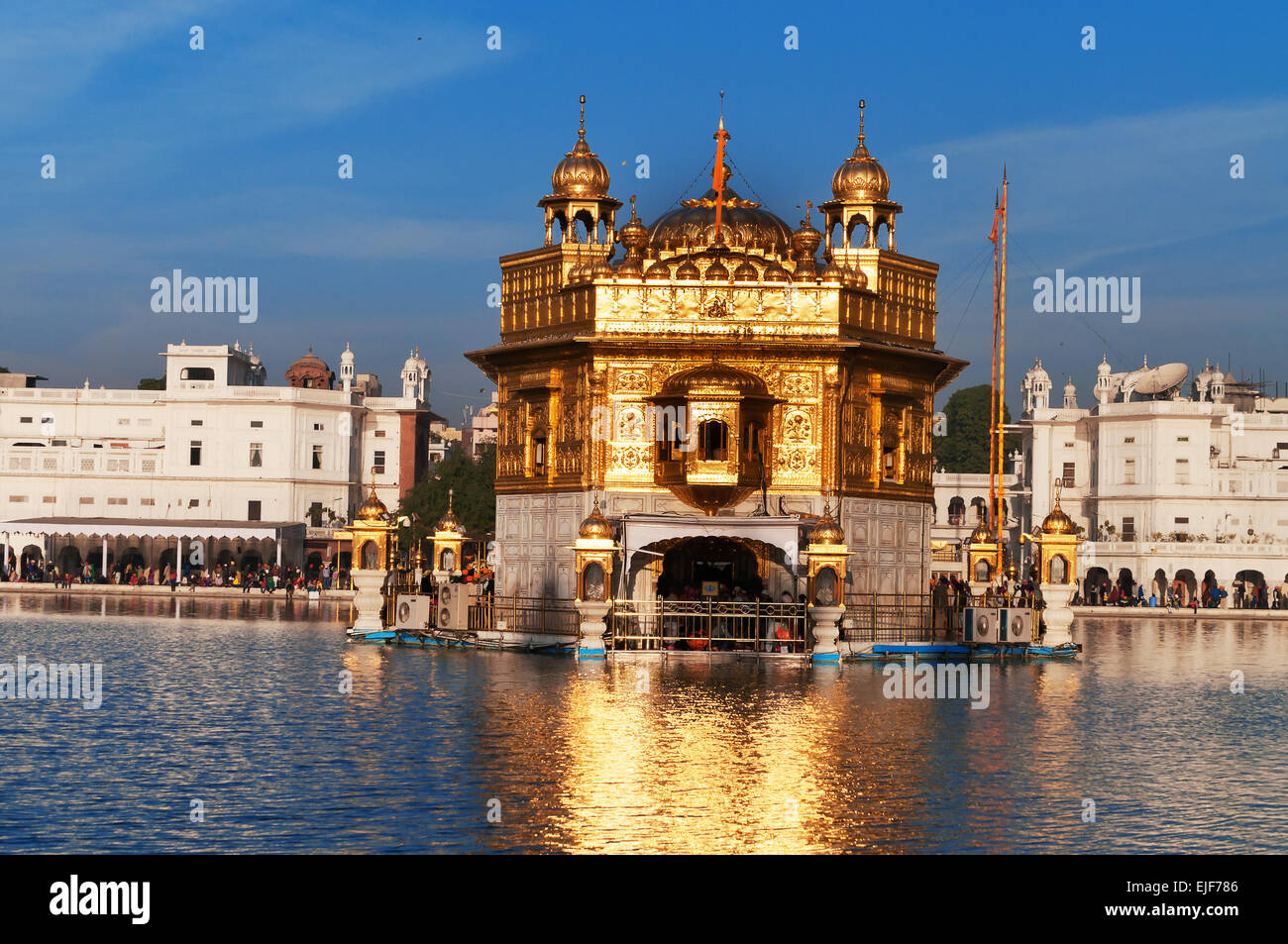 Golden Temple (Harmandir Sahib auch Darbar Sahib) in Amritsar. Punjab. Indien Stockfoto