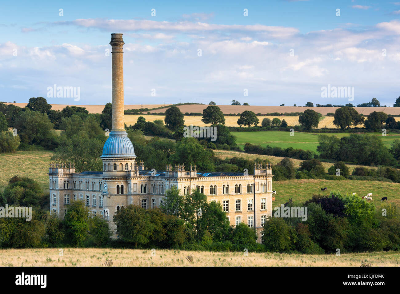 Bliss-Mühle, restauriert und renoviert 19. Jahrhundert Tweed Mühle, jetzt Wohnung Häuser, die Cotswolds, Chipping Norton, Oxfordshire, Vereinigtes Königreich Stockfoto