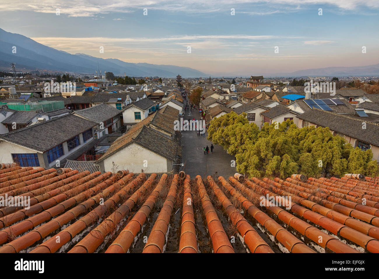BOAI Road, Dali, Yunnan, China Stockfoto